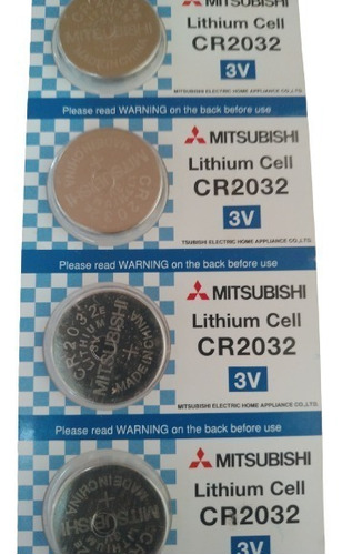 Pila Bateria De Boton Litthium Cell Cr2032 3v Mitsubishi