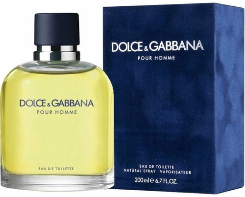 Perfume Dolce & Gabbana Pour Homme Edt 200ml Caballero