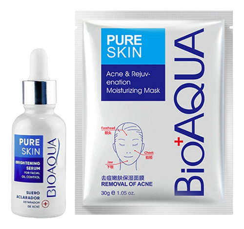 Serum Pure Skin Antiacné + Mascarilla Facial Pure Skin