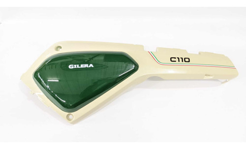 Lateral Bajo Asiento Gilera C110 Pronto Original Verde Izq