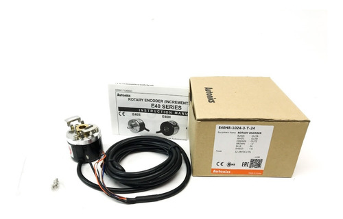 Encoder Totem Pole Pnp Abz 12~24v E40h8-1024-3-t-24 Autonics
