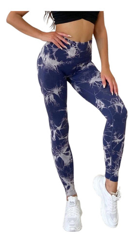 Calza Leggins Deportivo Push Up Lila Sukha