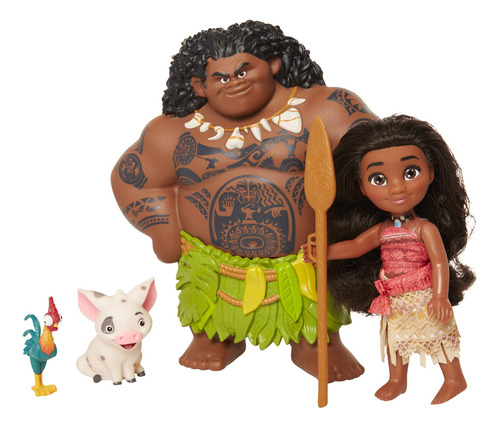 Moana Muñeca Con Figura De Muñeca Semidiós Maui, .