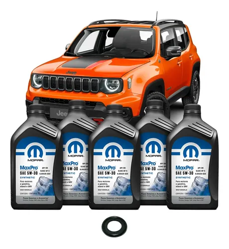 Kit Revisão Óleo Original Mopar 5w30 Jeep Renegade 1.8 Flex | Frete grátis