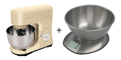 Combo Batidora De Pie Kitchen Assist Max + Balanza De Cocina