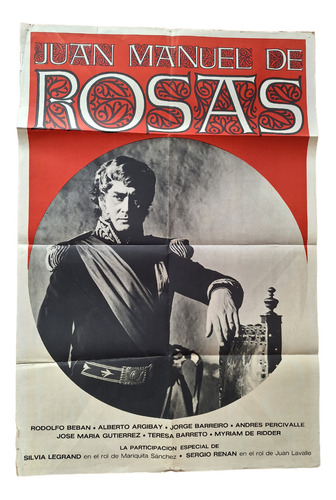 Poster Afiche Cine Argentino Juan Manuel De Rosas R. Beban *