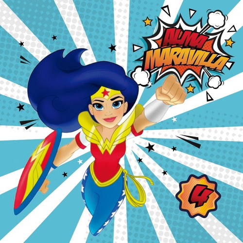 Kit De Imágines Y Fondos Dc Hero Girls - Mujer Maravilla