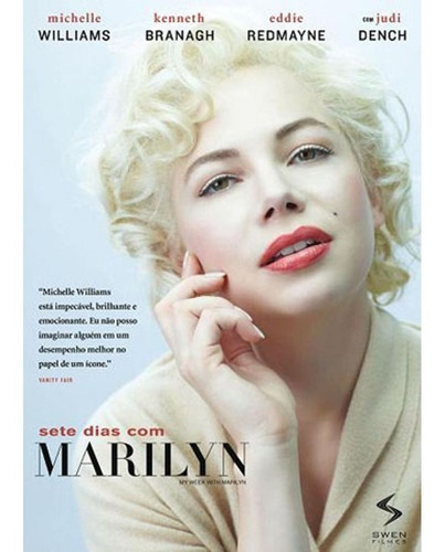 Sete Dias Com Marilyn - Dvd - Michelle Williams