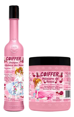 Kit Cliente Química Das Rosas Coiffer Cosméticos (2 Itens)