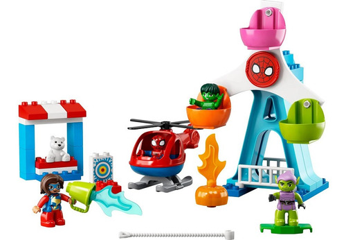 Lego Duplo 10963 Homem-aranha E Amigos Parque De Diversão 
