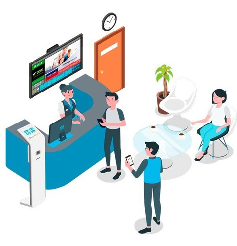 Sistema Gerenciador Fila C/ Publicidade Qrcode P/ Senha /mês