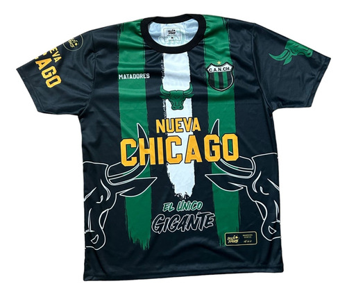 Camiseta Nueva Chicago Rustica De Ascenso