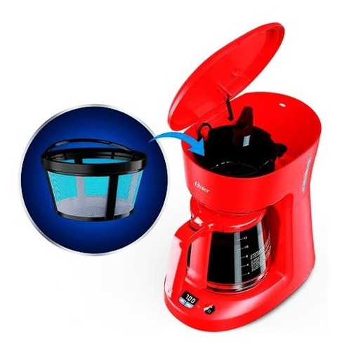 Cafetera Programable Oster Bvstdcp12r 12 Tazas Auto Apagado