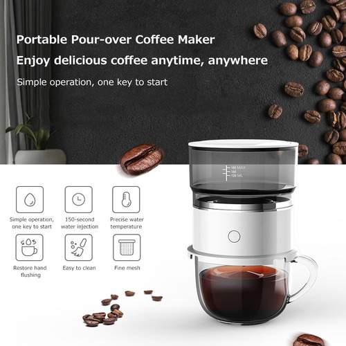 Máquina De Café Espresso Portátil Tanque De Agua Tritan