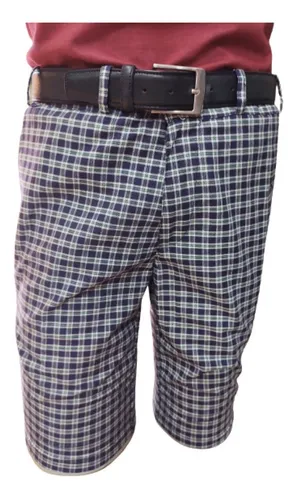 Bermudas cuadros hombre hotsell
