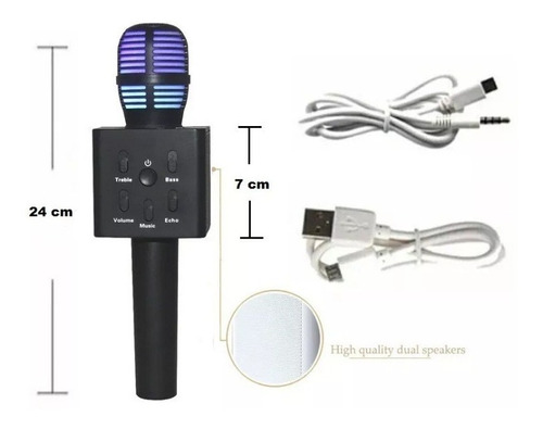 Microfono Bluetooth Karaoke Parlanrte Inalambrico Delivery