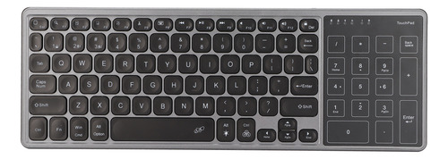 Teclado Inalámbrico, Panel Táctil Numérico, 2.4 Ghz, Portáti