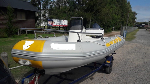 Imagen 2 de 10 de Semirrigido Kiel 4,60 Yamaha 40 Hp Trailer 9 Hs Uso Titular