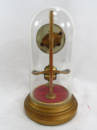 Relógio De Mesa Dimep Tagus Cúpula De Vidro Cristal Déc 50 (Usado)