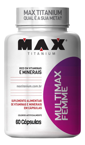 Multimax Femme Max Titanium 60 Caps