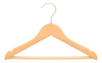 Comprar Cabides De Madeira Marfim Infantil Com Verniz Kit 100
