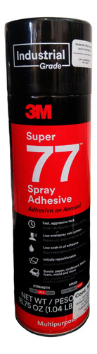 3m® Pegamento Adhesivo Permanente Spray Super 77, 467gr, Pz