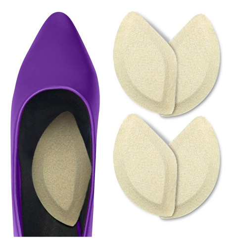 Premium Felt Foot Arch Support Pads - Shoe Inserts - 3 Pairs