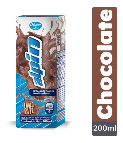 Leche Alpin Chocolate 200 Ml