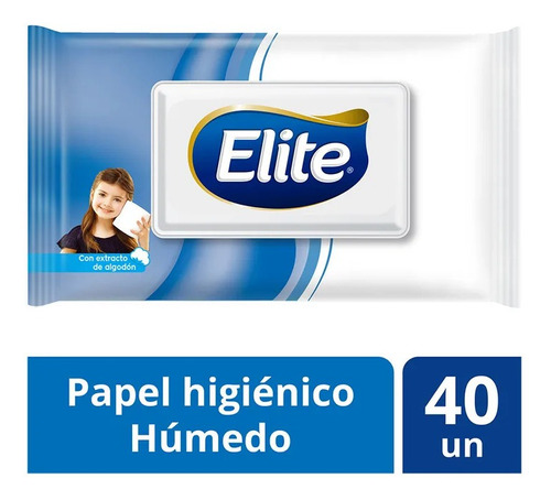 Papel Higienico Elite Húmedo X 40