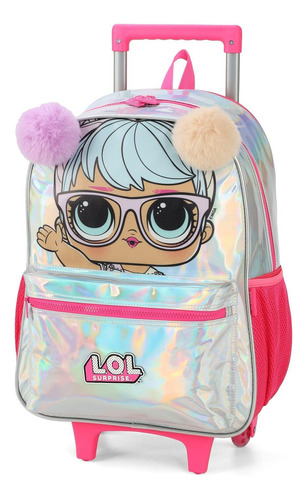 Mochila Rodas Infantil Escolar Boneca Lol Luxcel Ic39692lo