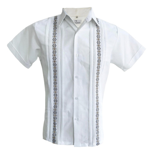 Guayabera Yucateca. Bordado Artesanal. Mc. Tekit. Mayakim.