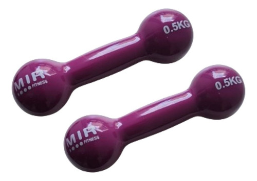 Pesas Mancuernas Mediokilo 0.5kg Mir Fitness Gym Por Par