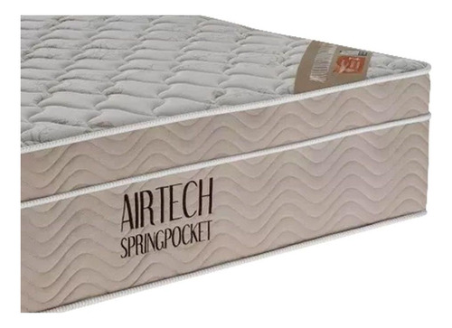 Colchão Casal Molas Ensacadas Superpocket Airtech Spring Ort