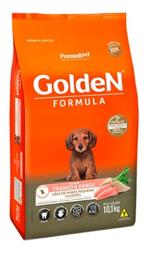 Ração Golden Cães Filhotes Frango E Arroz Mini Bits 10kg