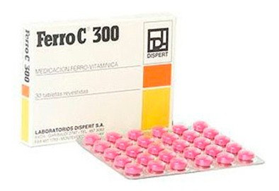 Ferro C® 300mg X 30 Tabletas