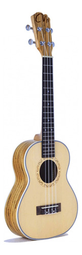 Ukelele Soprano Magma Abeto Y Cebrano C/cenefa Mks60