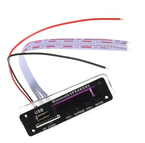 5 Unids M01bt69 12 V Inalámbrico Bluetooth Mp3 Wma Decodific