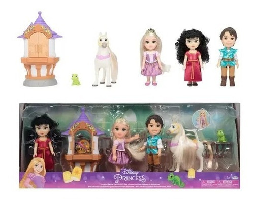 Imagen 3 de 9 de Set Muñecos Delux Pequeña Historia Enredados Disney