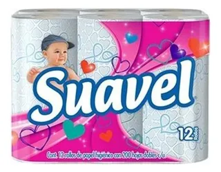 Papel Higiénico Suavel 12 Rollos