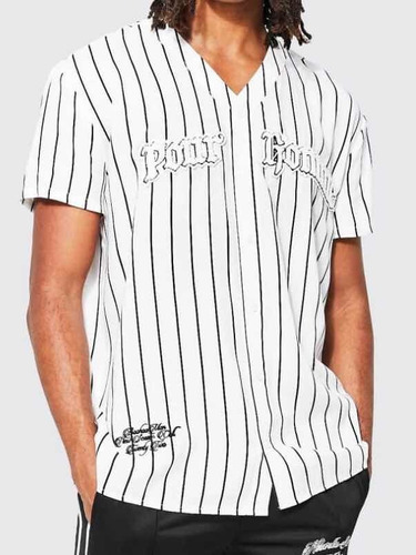Camisa De Béisbol Pour Homme