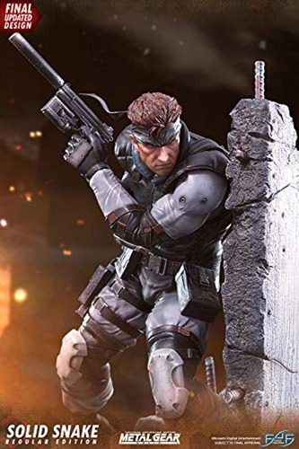 First 4 cifras Metal Gear Solid Snake Estatua
