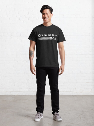 Imagen 3 de 4 de Commodore 64 Remera Clásica Retro Videojuegos01