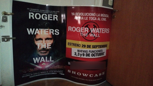 Poster Promocional Original The Wall Roger Waters Pink Floyd