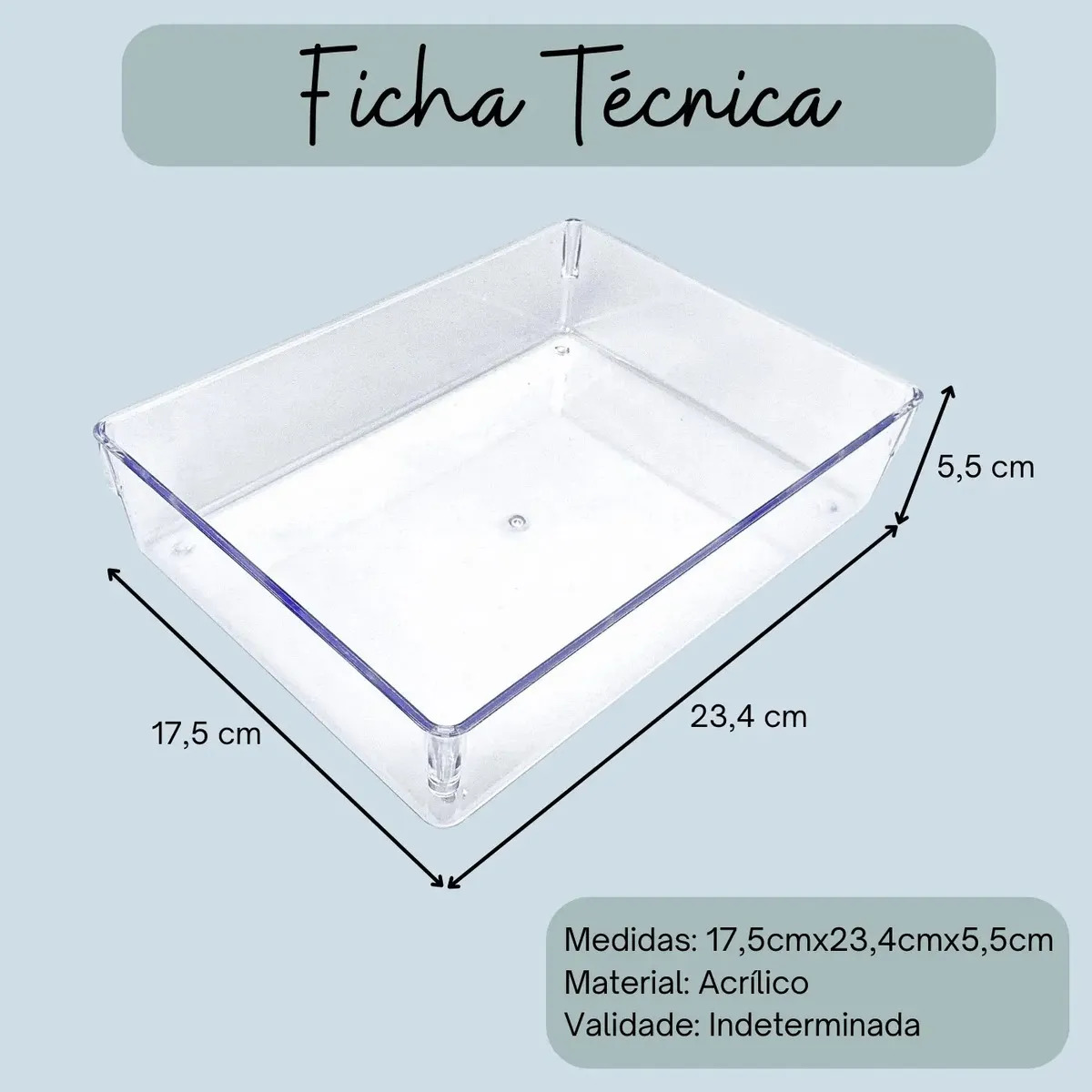 Plastutti Kit 7 Organizador Acrílico Gaveta Modular Multiuso — miniatura 7