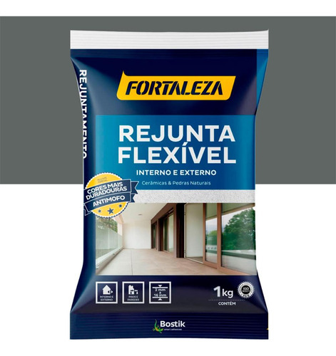 Rejunte Flexível Para Pisos E Azulejos Platina 1kg