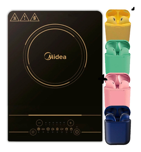 Anafe De Inducción Midea C14-sky1405 6 Niveles + Auriculares