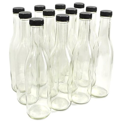 Botellas Woozy De Vidrio Transparente, 12 Oz - Caja De ...