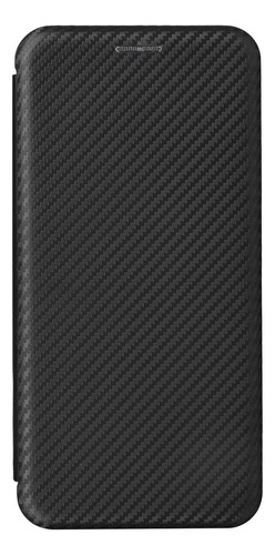 Funda Tipo Cartera De Fibra De Carbono For Teléfono Nokia