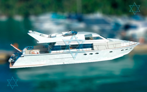 Lancha Technema 54 Barco Iate N Ferretti Azimut Intermarine