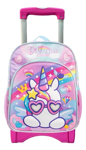 Mochilas de unicornio con ruedas new arrivals